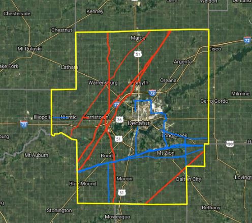Macon County Map